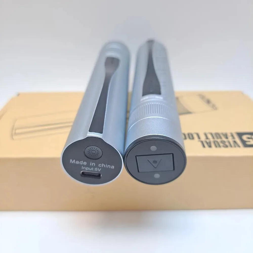B5 5/10/15/20/30MW Fiber Optic Cable Tester Pen Type Red Lithium Battery Visual Fault Locator Rechargeable  Cable Tester Tool