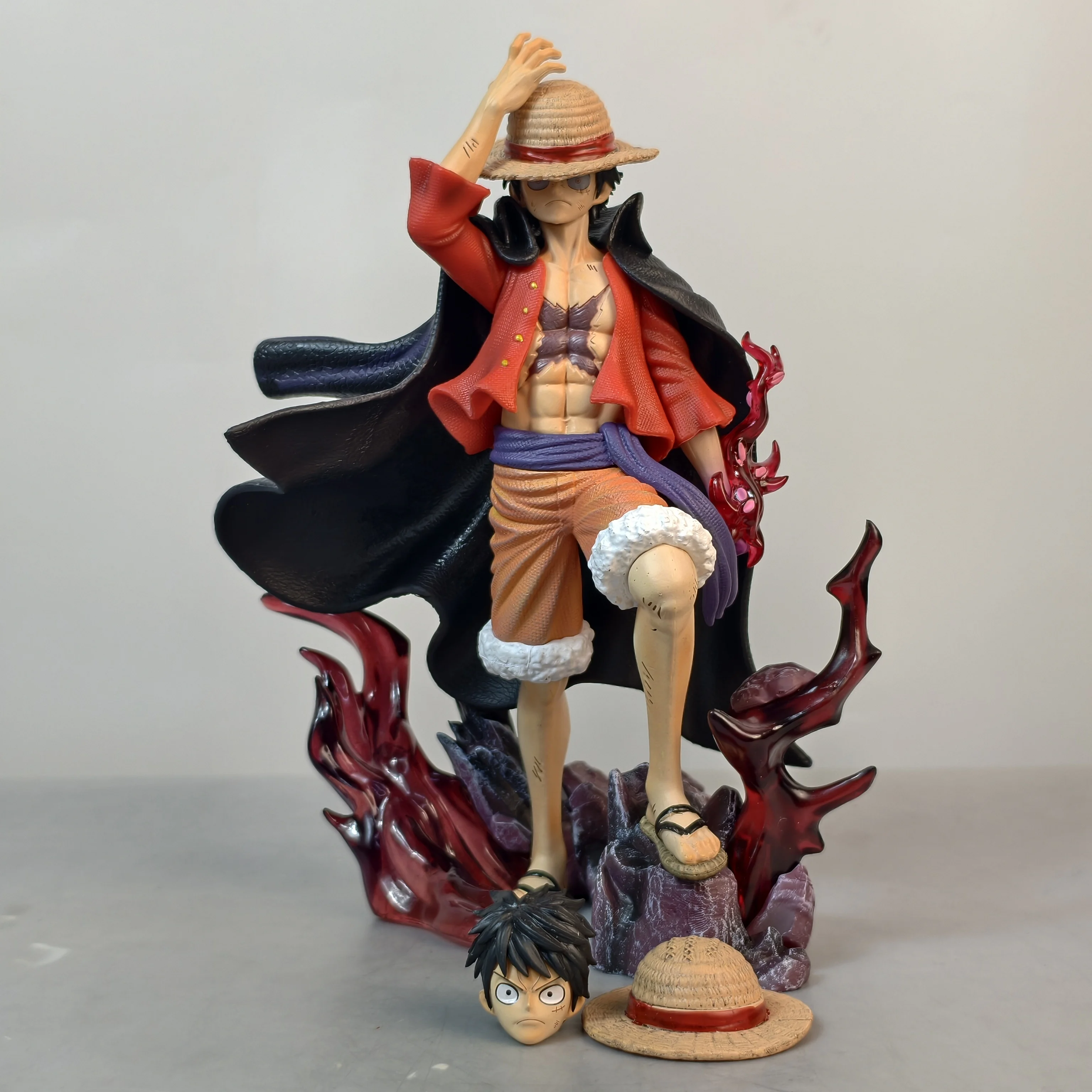 24cm 9.4 inch Anime Monkey D Luffy Action Figures Pvc Statue Desktop Ornamen Collection Statue Model Decoration Room Toys Gifts - view 4