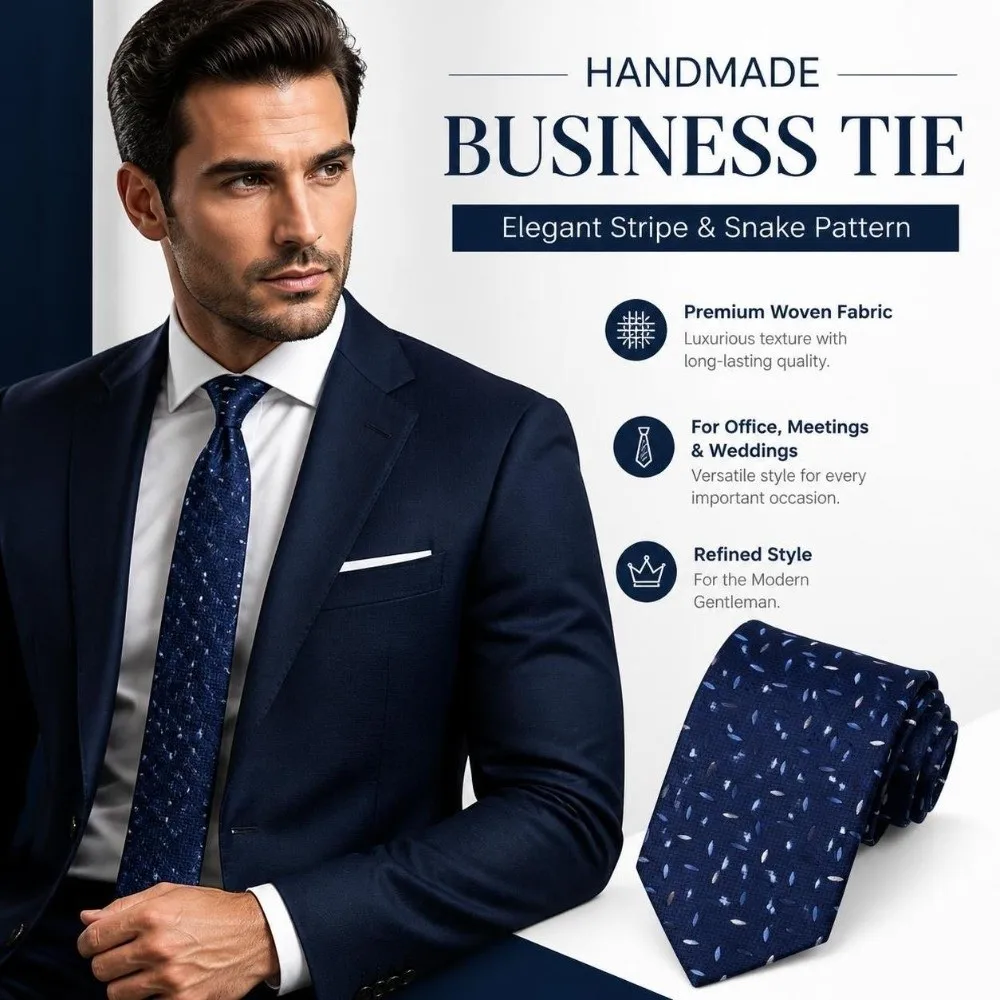 Floral Printed Paisley Tie for Men Luxury 7.5cm Wide Paisley Print Necktie Hand Tied Jacquard Woven Business Formal Necktie