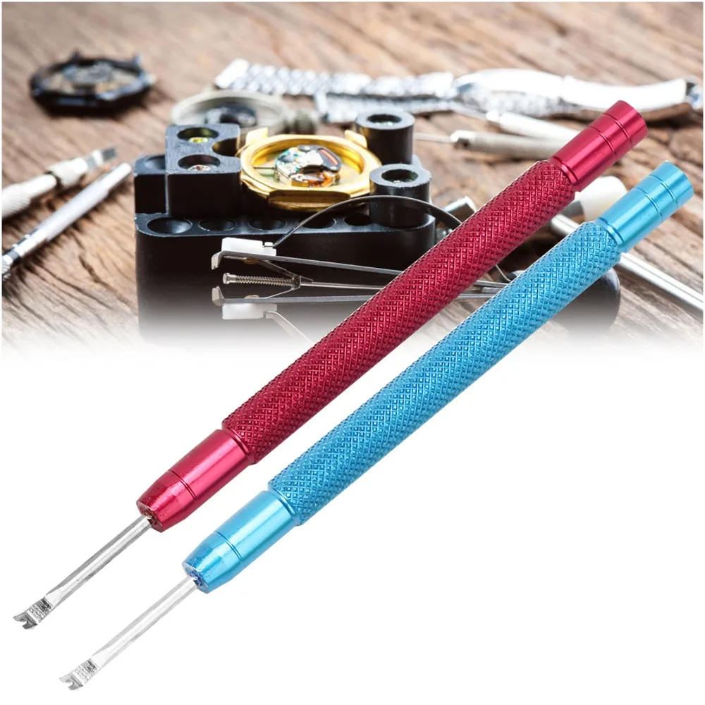 2Pcs Precision Alloy Watch Hands Remover Blue Length 9.5cm Watch Pin Removal Tool Watch Repair Tool Watch Repairing