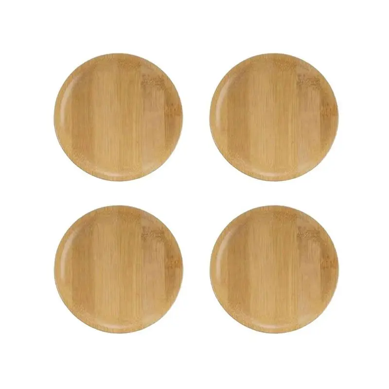 

Набор подставок AC76-Coasters из 4 штук для винных бокалов, 4-дюймовые бамбуковые подставки для винных бокалов с местом для закусок.