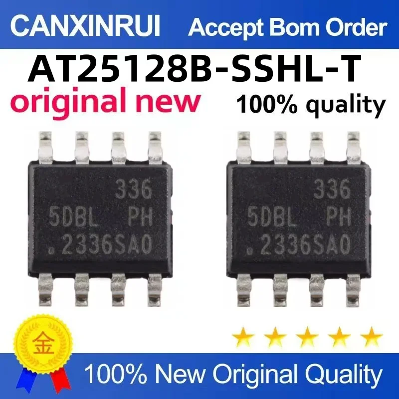 (10-300piezas)AT25128B-SSHL-T AT25128B 5DB 5DBL The new SOP8 can shoot directly