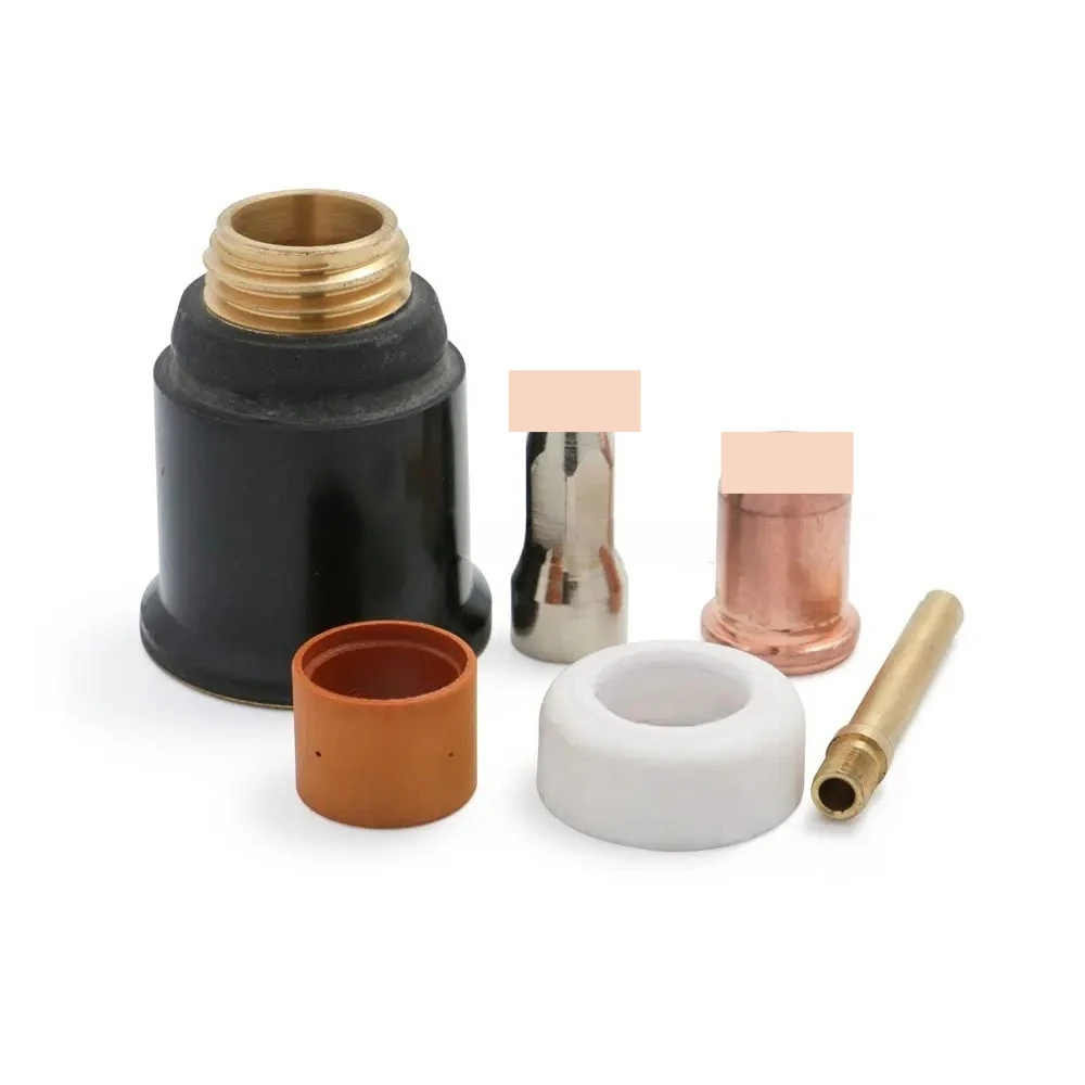 S75 Plasma Torch Consumables Copper Nozzle PD0114 1.0mm 1.2mm Electrode PR0117 Retaining Cap PC0114 Air Diffuser PE0112