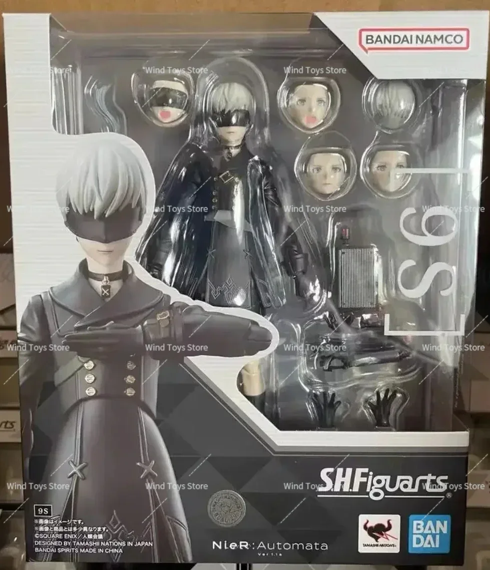

In Stock SH Figuarts SHF Nier Ver1.1a 9S Anime Action Figures Toys Models Collector S.H.Figuarts PVC Gifts
