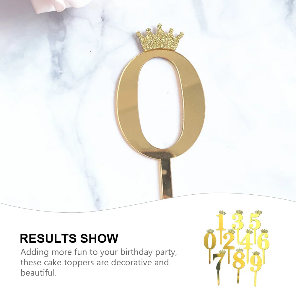 10 قطعة تاج عيد الميلاد كعكة القبعات العالية الجودة الاكريليك عدد كب كيك توبر ل كعكة ديكور الحلوى الديكور لوازم الحفلات