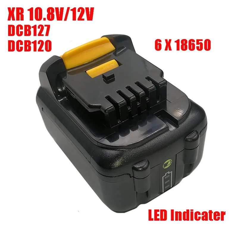 1 ชิ้น DCB120 แบตเตอรี่พลาสติกกรณี PCB ชาร์จแผงวงจรป้องกันสําหรับ DeWalt 10.8 โวลต์ 12 โวลต์ Li - Ion แบตเตอรี่ Dcb125 Dcb127