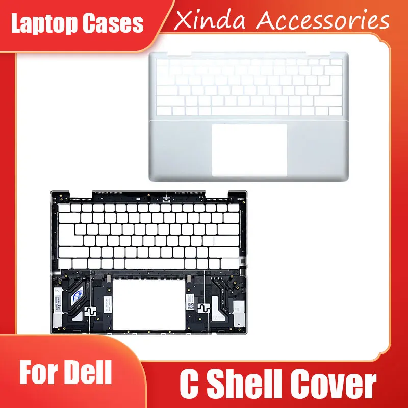 Laptop Replace For Dell Inspiron 14 Plus 7430 Laptop Cases Accessories Palmrest Upper Case Top Cover Keyboard Cover Frame