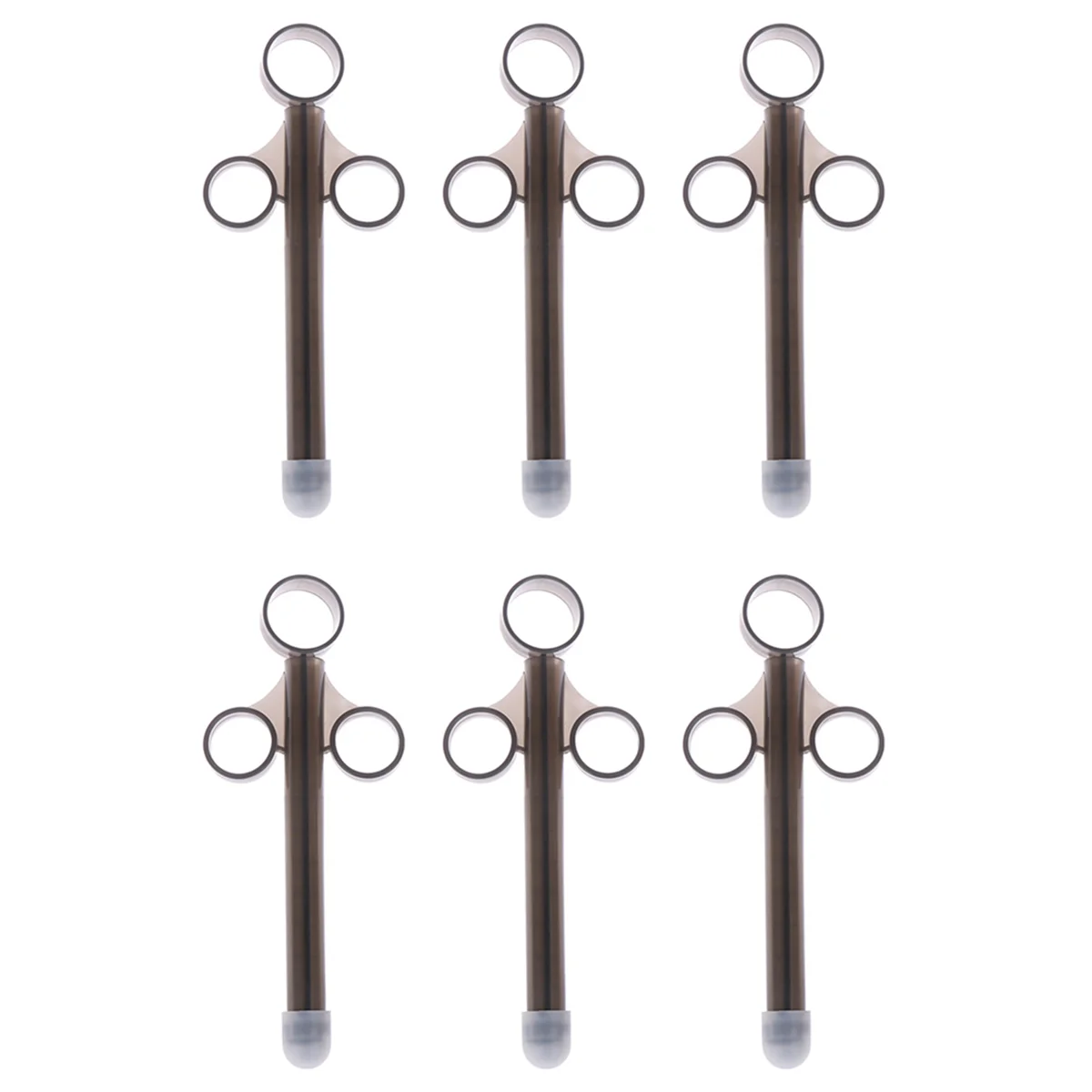 B98A-6X الشخصية الشرج زيوت التشحيم التشحيم قاذفة مطلق النار حاقن قضيب حقنة كبيرة سوداء