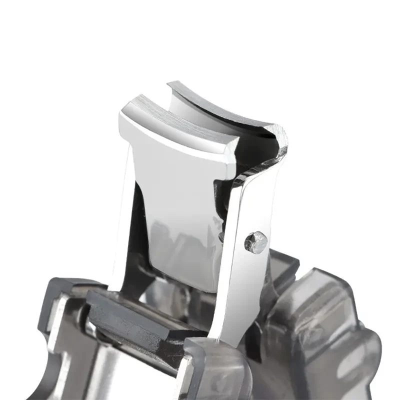 Mini Nail Clipper Foldable Fingernail Cutter Wide Jaw Opening Manicure Tool With Key Ring Outdoor Camping Multi Tool