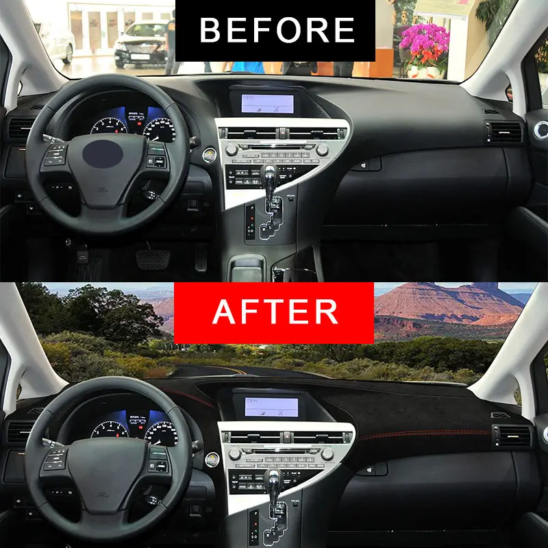 

Custom in Alcantara Car Dashboard Cover for Lexus RX 2009-2014 Mat Shade Cushion Pad Carpets Auto Interior Accessories Styling