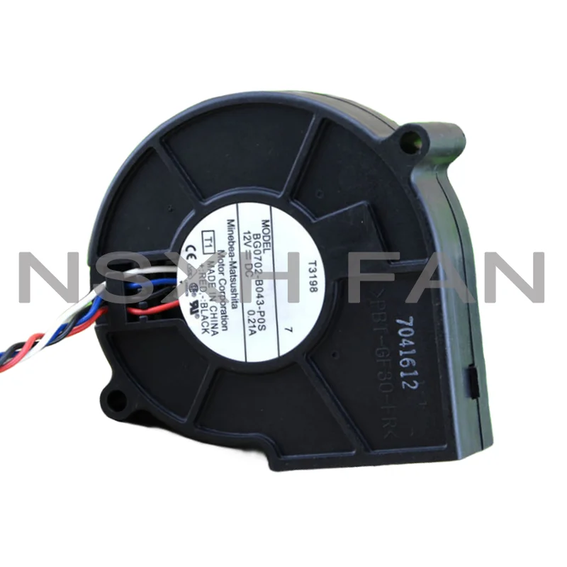 BG0702-B043-P0S-ventilador de turbina ORIGINAL, 12V, 0.21A, 7CM, 7525