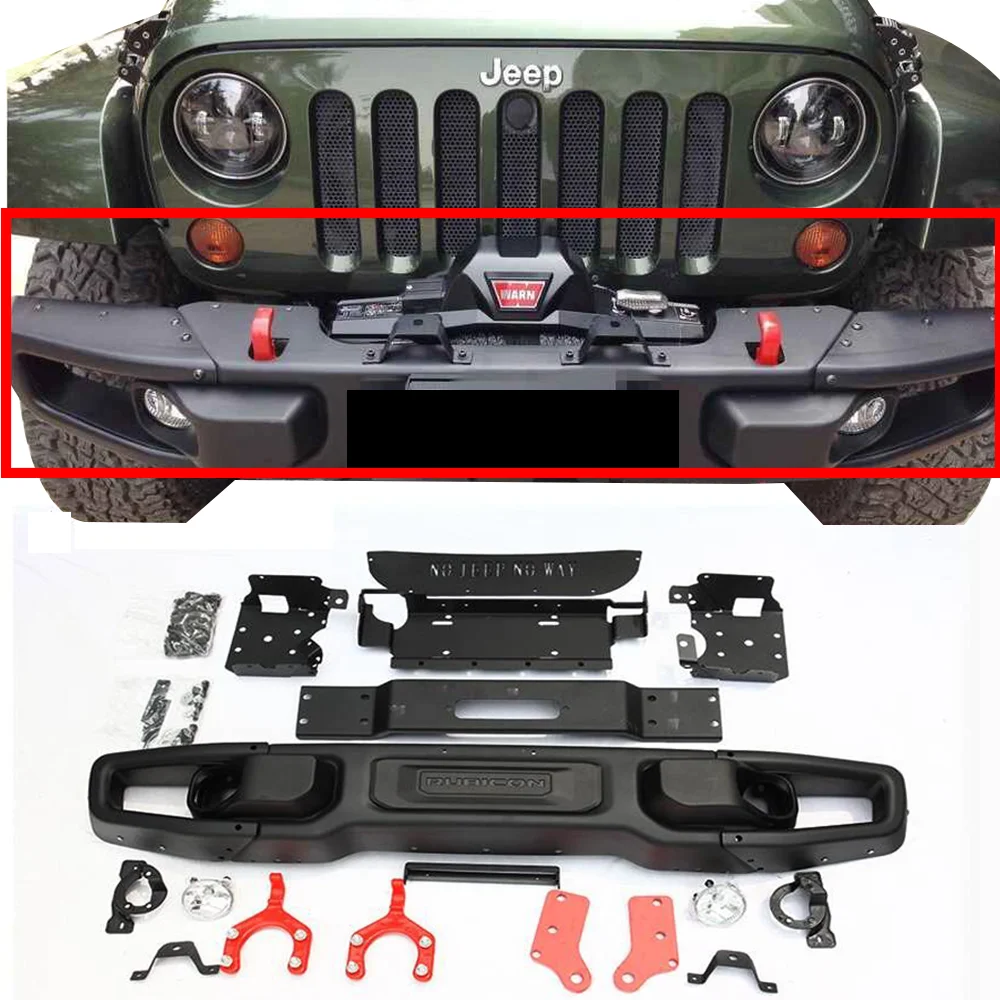 

JK 10th Front Bumper Steel J087-3 for jeep for wrangler 2007-2017