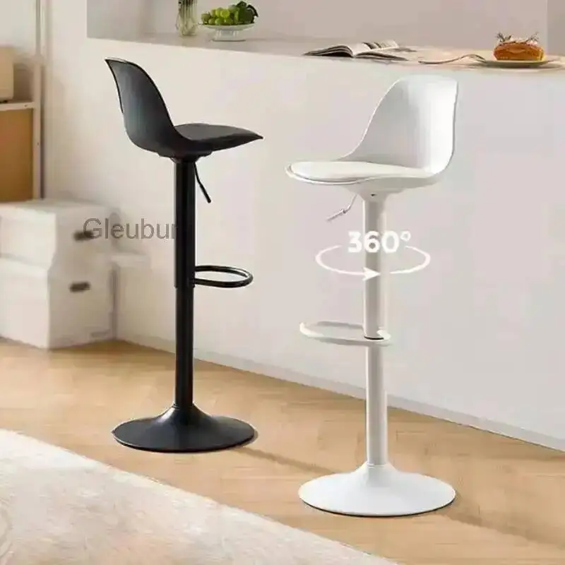 Designer Aesthetic Stools Bar Minimalist Modern Computer Vanity Bar Chairs Nordic Luxury Swivel Banqueta Lounge Suite Furniture