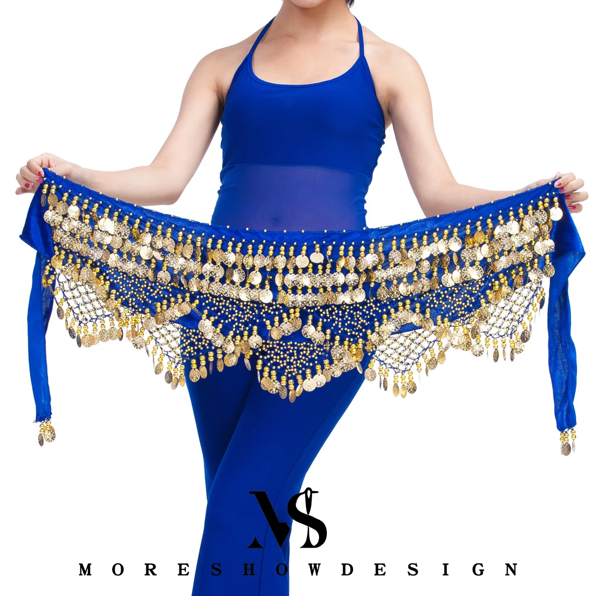 Аксессуары для танца живота, пояс-цепочка для женщин, танцевальная одежда для выступлений на сцене, пояс для монет, цепочка на бедрах, шарф для танцев, реквизит