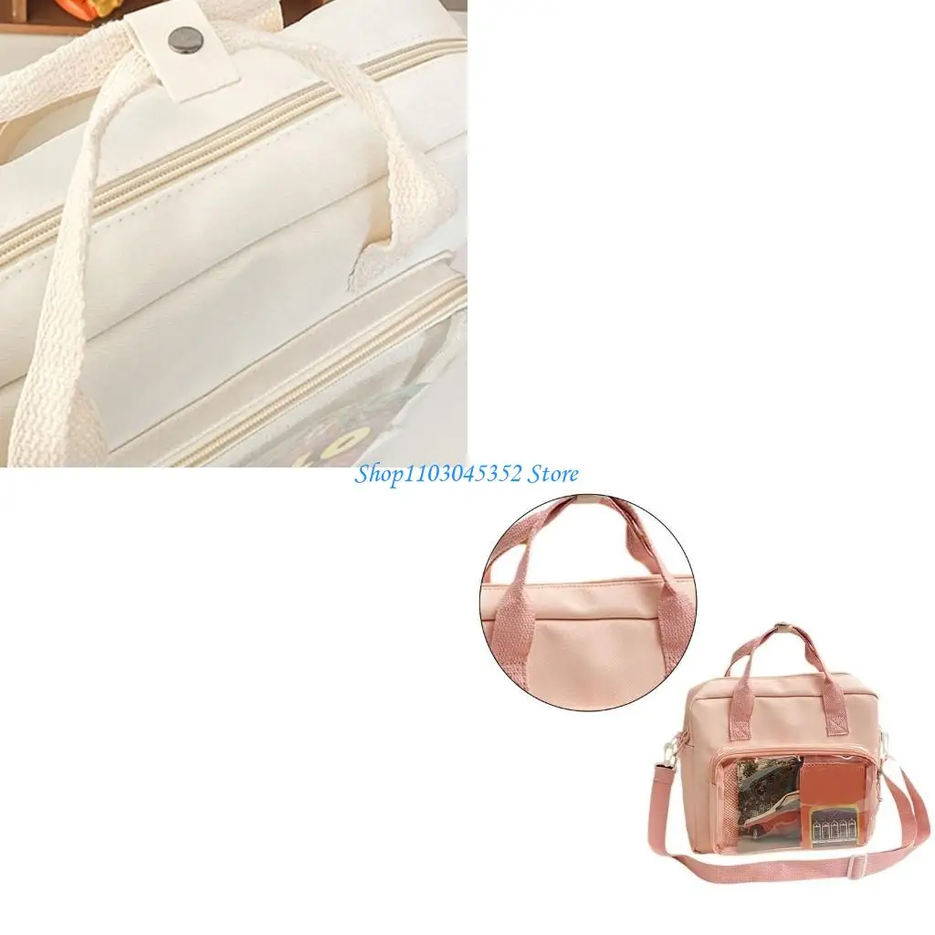 

A3PE Многоцелевая рюкзаки ITA Crossbody Sack Squemplect Sukled Clear Scipper Pin Display Сумка