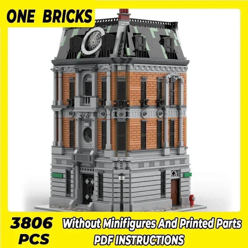 

Moc Building Blocks Modular Street View The Holy Land Technical Bricks DIY Assembly Construction Toys For Childr Holiday Gifts