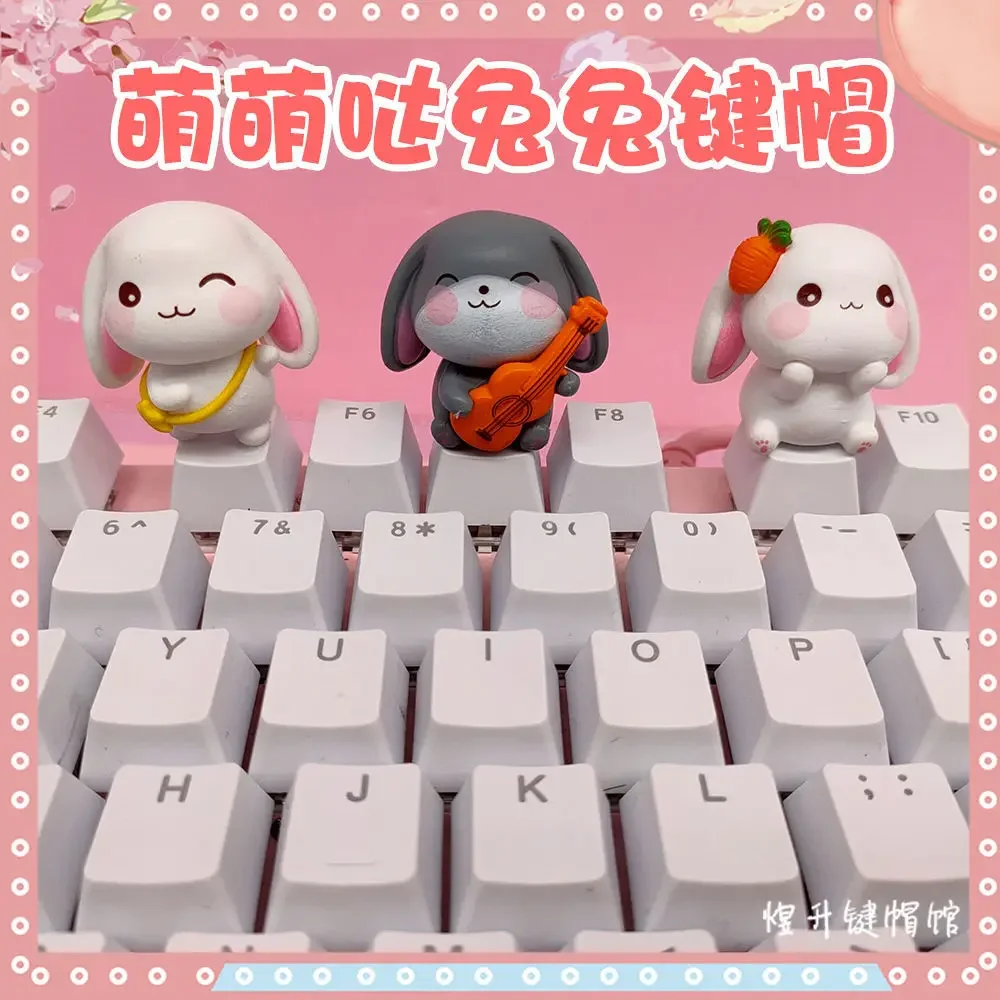 Sanrio Cinnamon three-dimensional mechanical keyboard keycap creative single anime cartoon personality cute rabbit ESC keycap