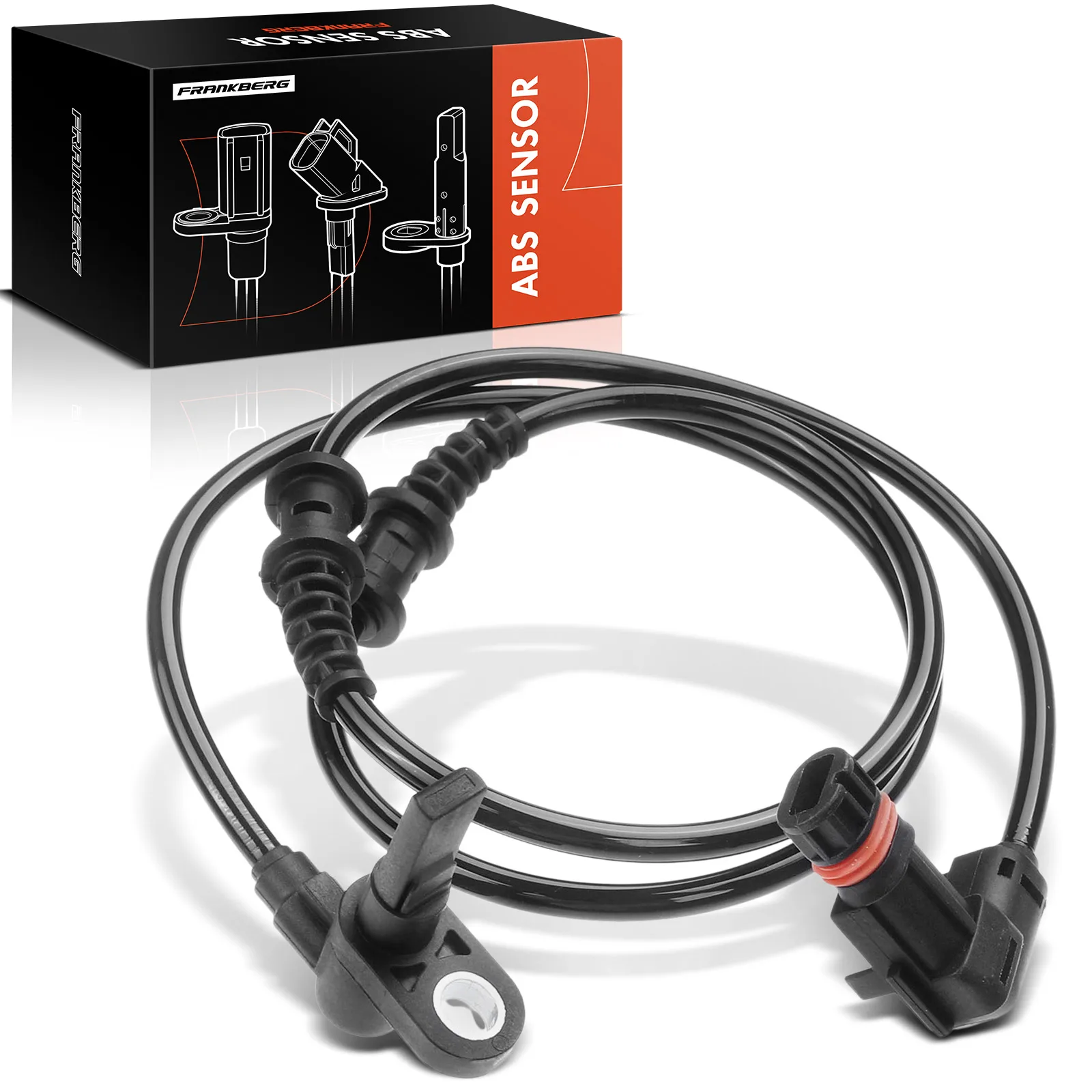 Frankberg 1x ABS Sensor Vooras Links Rechts voor Mercedes-Benz Viano W639 Vito Bus Vito/Mixto Box 3.2L 2003-2014 31280