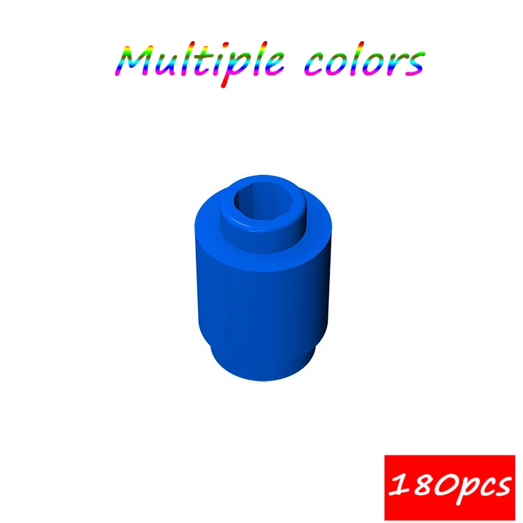 

MOC 180PCS 3062 Round 1x1 Building Blocks High-Tech 30068 House Castle Bricks Educational Particle Toys Children Birthday Gifts