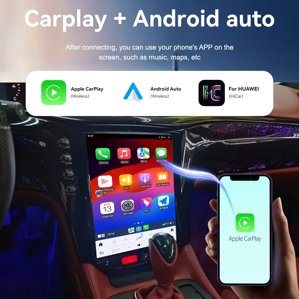 12.1" Car Radio For Maserati GT 2005-2015 Multimedia Video Player GPS Navigation Carplay Unit Android AI WIFI 4G Screen BT DSP