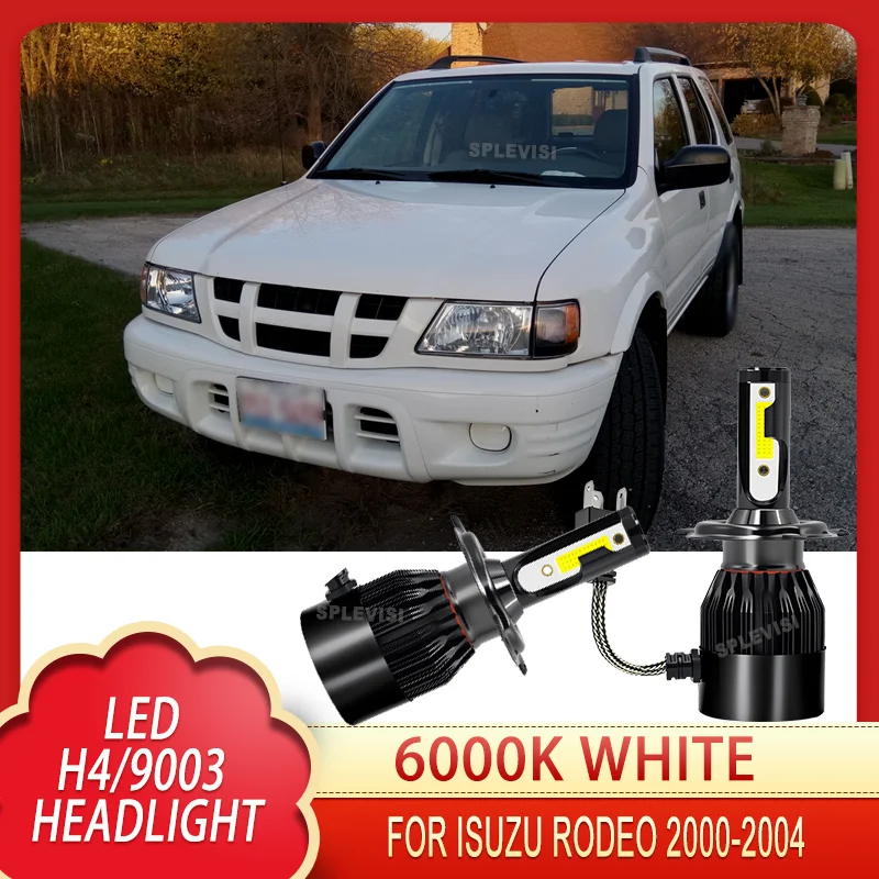 

2pcs LED Light Headlight Managed it Alone Car Headlamp Bulbs 6000k White For Isuzu RODEO 2000 2001 2002 2003 2004