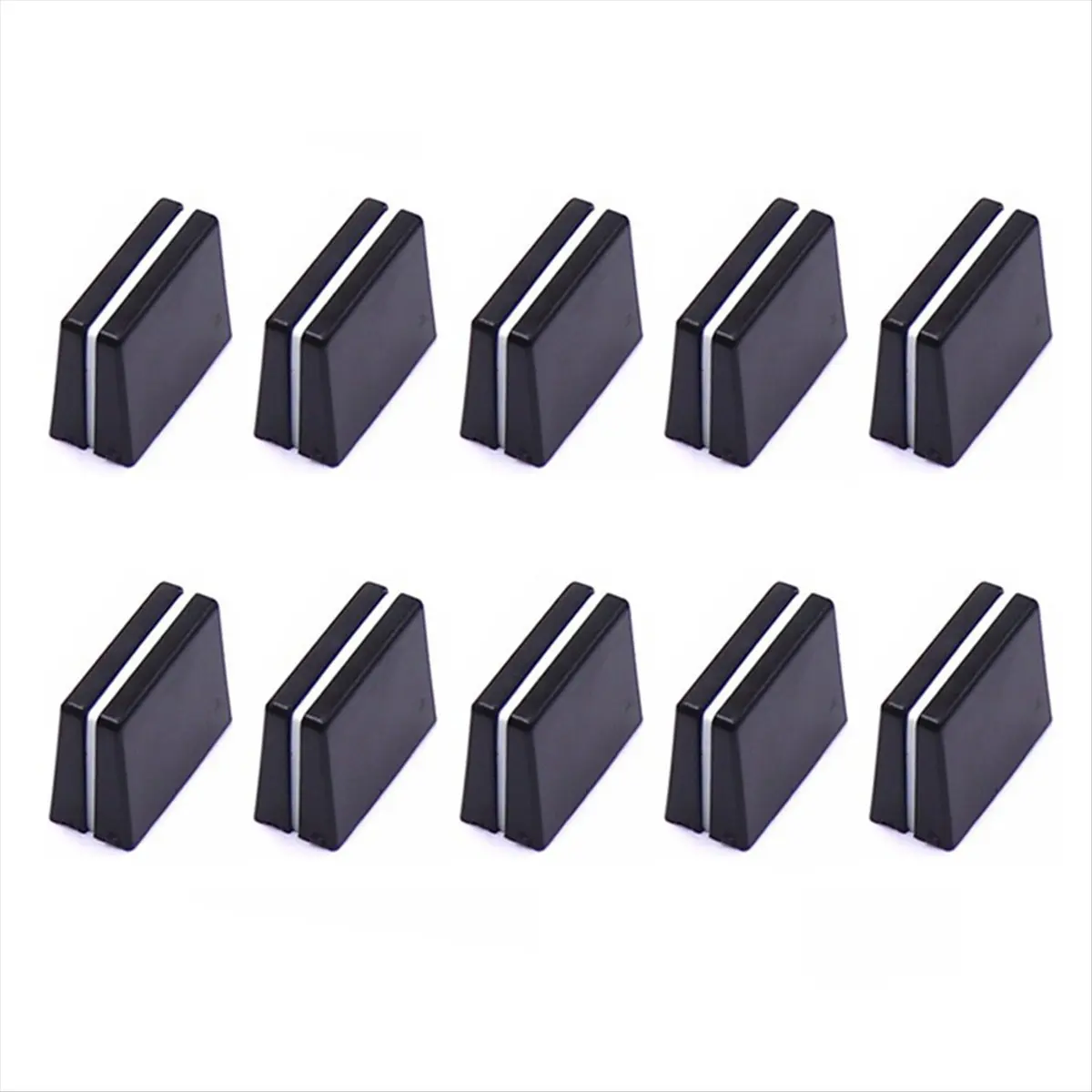 A003 10pcs Fader Caps Mixer Fader Slider Knobs Replacement Buttons Caps for Mixer Console Accessories