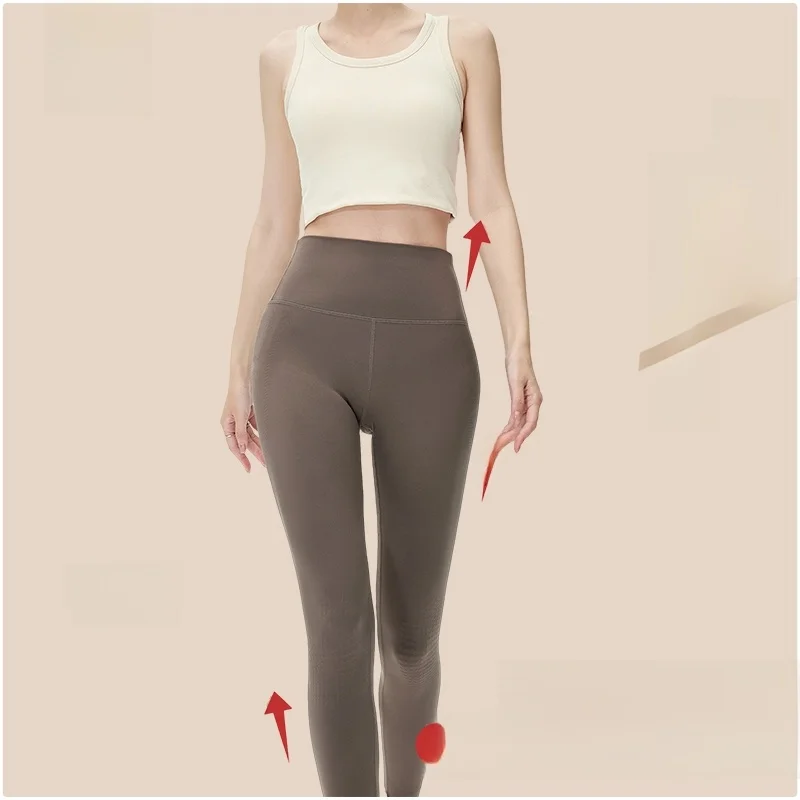 5D Hotlift adelgazante piel de arca Yoga Fitn Bot Sl protección solar Leggings largos Nylon LICRA pantalones de capa Base para mujer