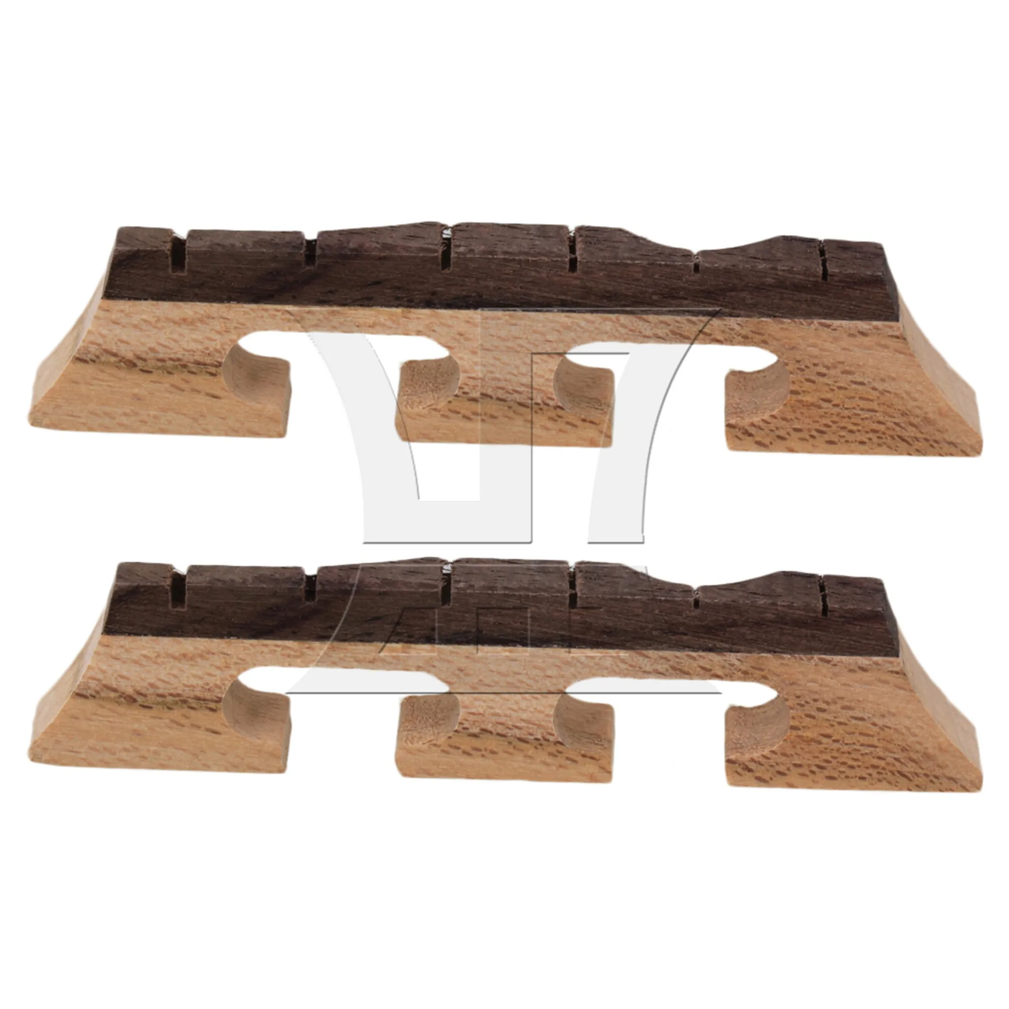 

Yibuy 2 Pcs Wooden Color Bridge Replacement for Banjo 4 String 3x0.22x0.63inch