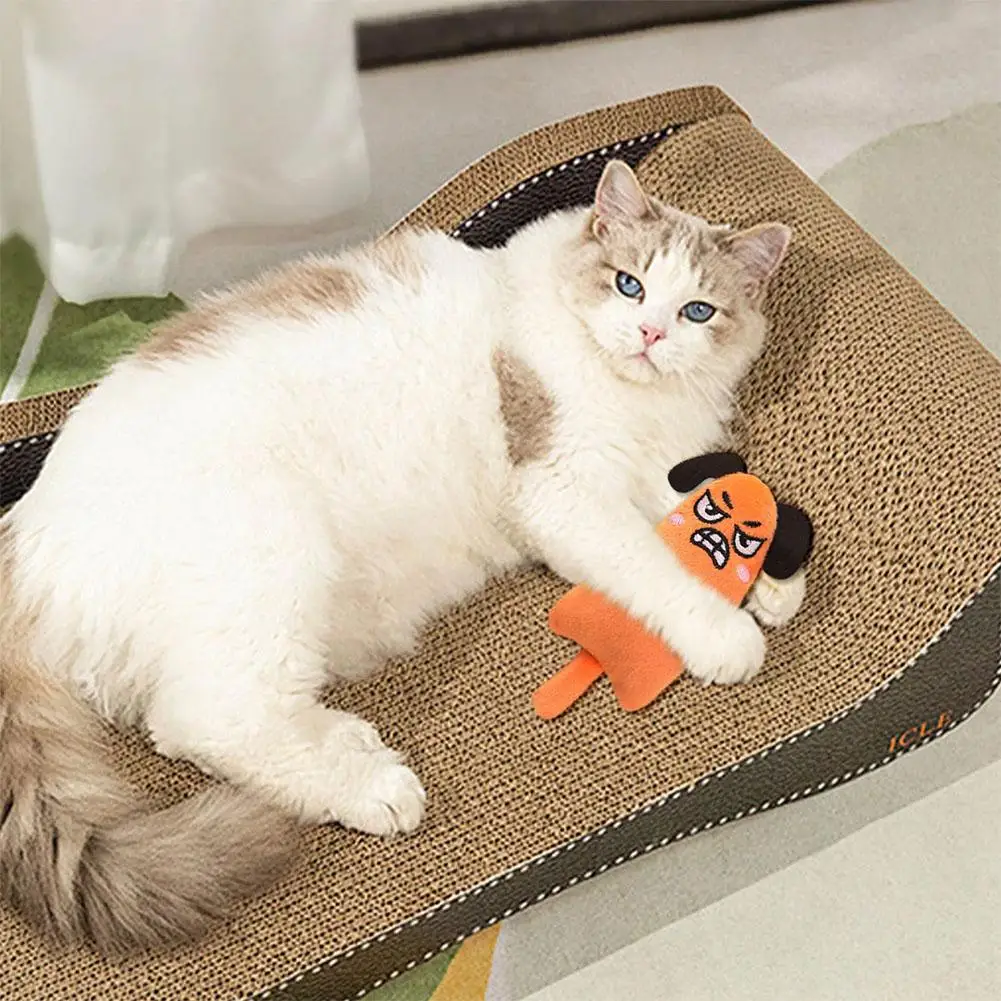 Cartoon Ausdruck Katze Spielzeug Plüsch Haustier Liefert Integrierte Katzenminze Weiche Lustige Maus Hund Form Interaktive Kauen Spielzeug Katzen Kätzchen Spielen
