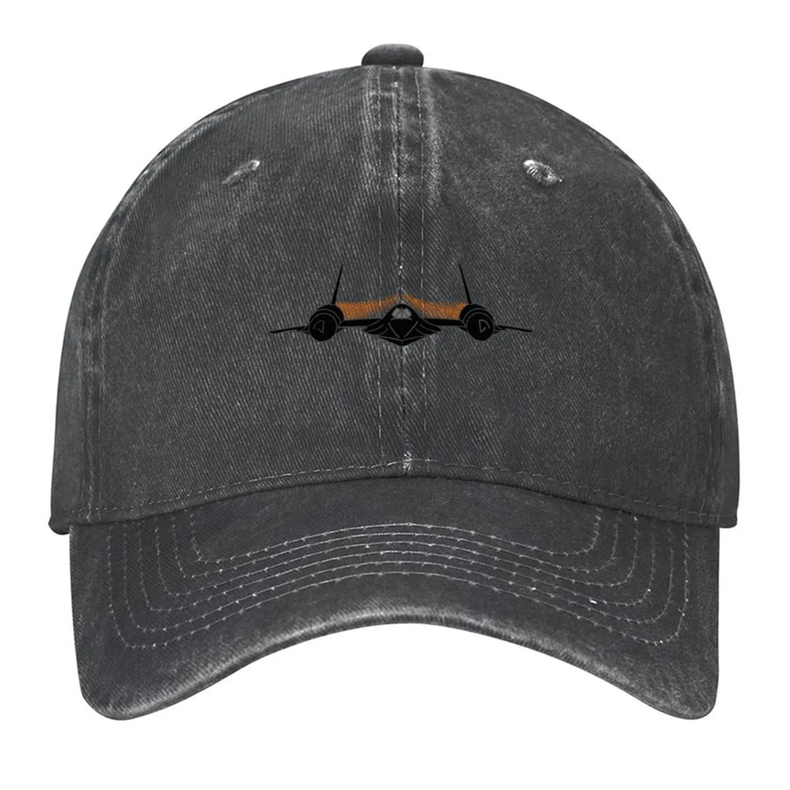 

SR-71 Blackbird Minimalist Head on view Baseball Cap Christmas Hat sun caps Sun Hat For Children Men's Hats Women's