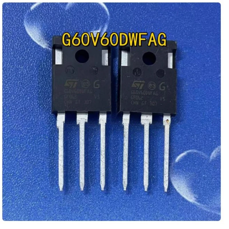 

5PCS/LOT G60V60DWFAG Automotive-grade Trench Field-stop 600 V, 60 A Very High Speed V Series IGBT