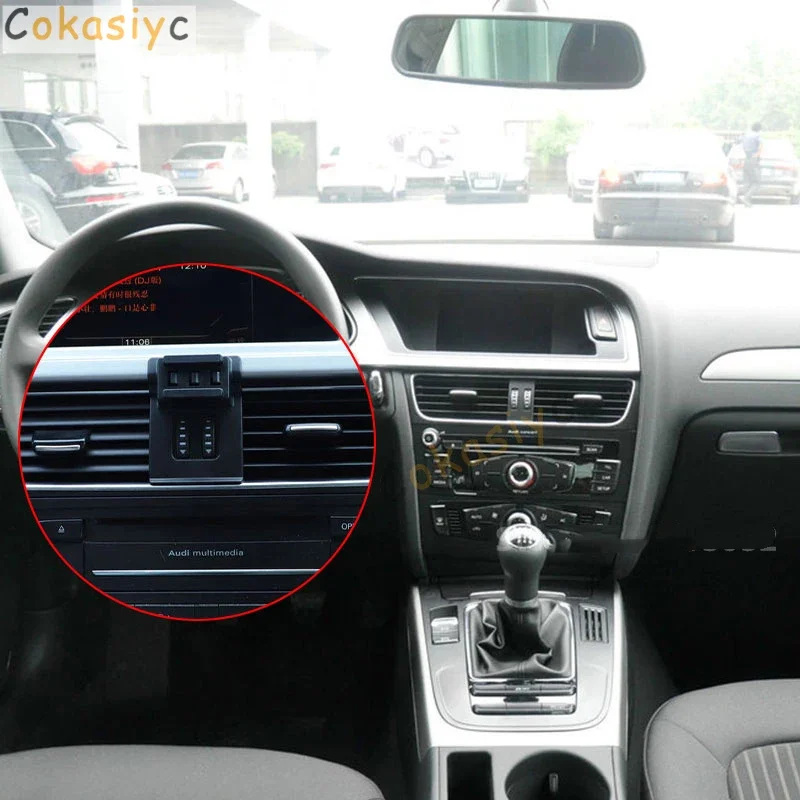17mm Special Mounts For Audi A4 B8 B9 A5 8F 8TA 8T F5 Car Phone Holder GPS Supporting Fixed Bracket Accessories 2009-2022