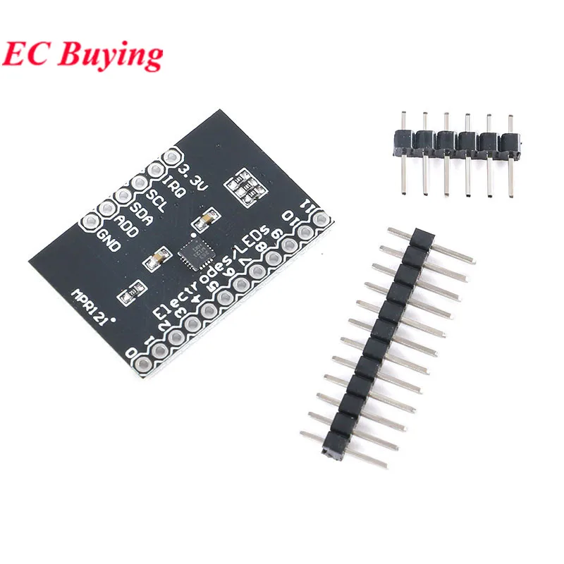 10Pcs/1pc MPR121 Breakout V12 Capacitive Touch Sensor Controller Module I2C IIC Interface Keyboard Development Board for Arduino