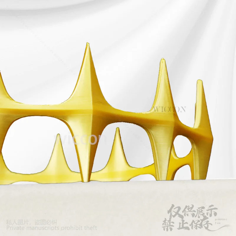 Game Fate Grand Order Cosplay Oberon Costume Crown Man Women Golden Crown 3D Print Holloween Christmas Gift Customized