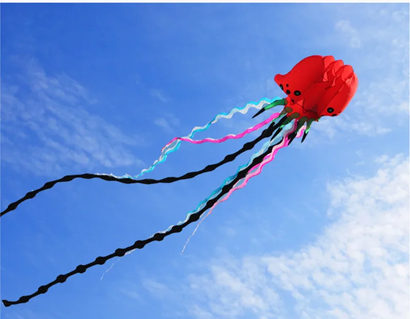 จัดส่งฟรี 20 M แมงกะพรุน Kite Flying Inflatable Kites สําหรับผู้ใหญ่ deportes-y-ocio ของเล่นกลางแจ้งตกปลา Kite Eagle Kite hoka