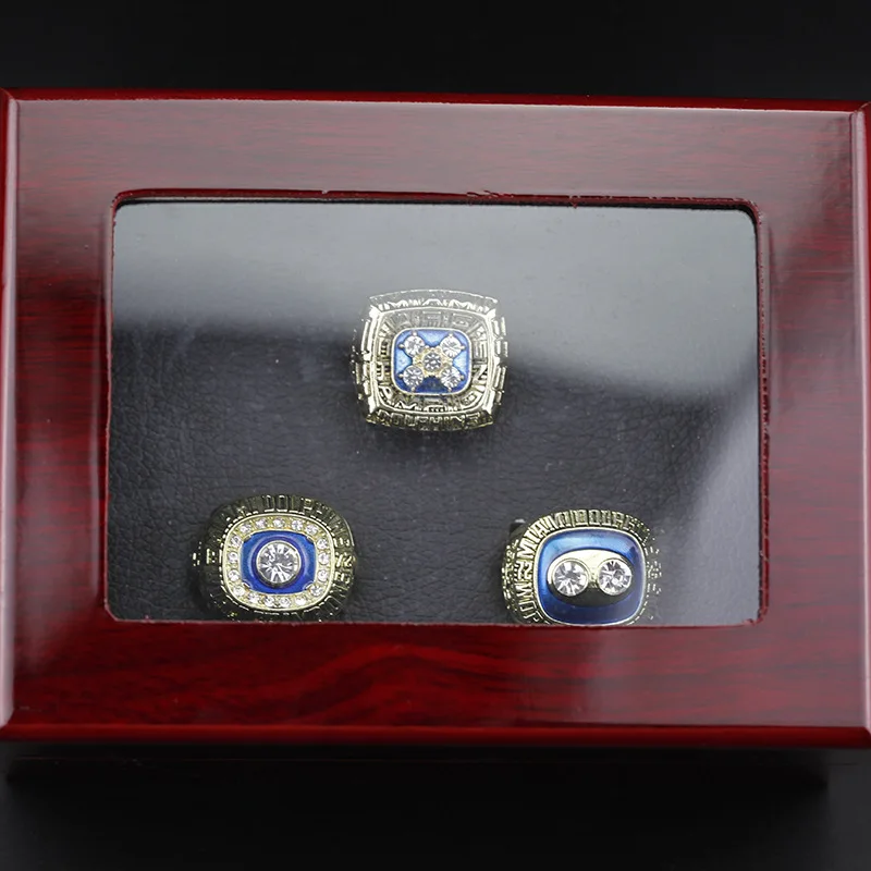 

3 sets of rugby championship rings ，1972/1973/1984 fan commemorative rings collectibles， men's gifts