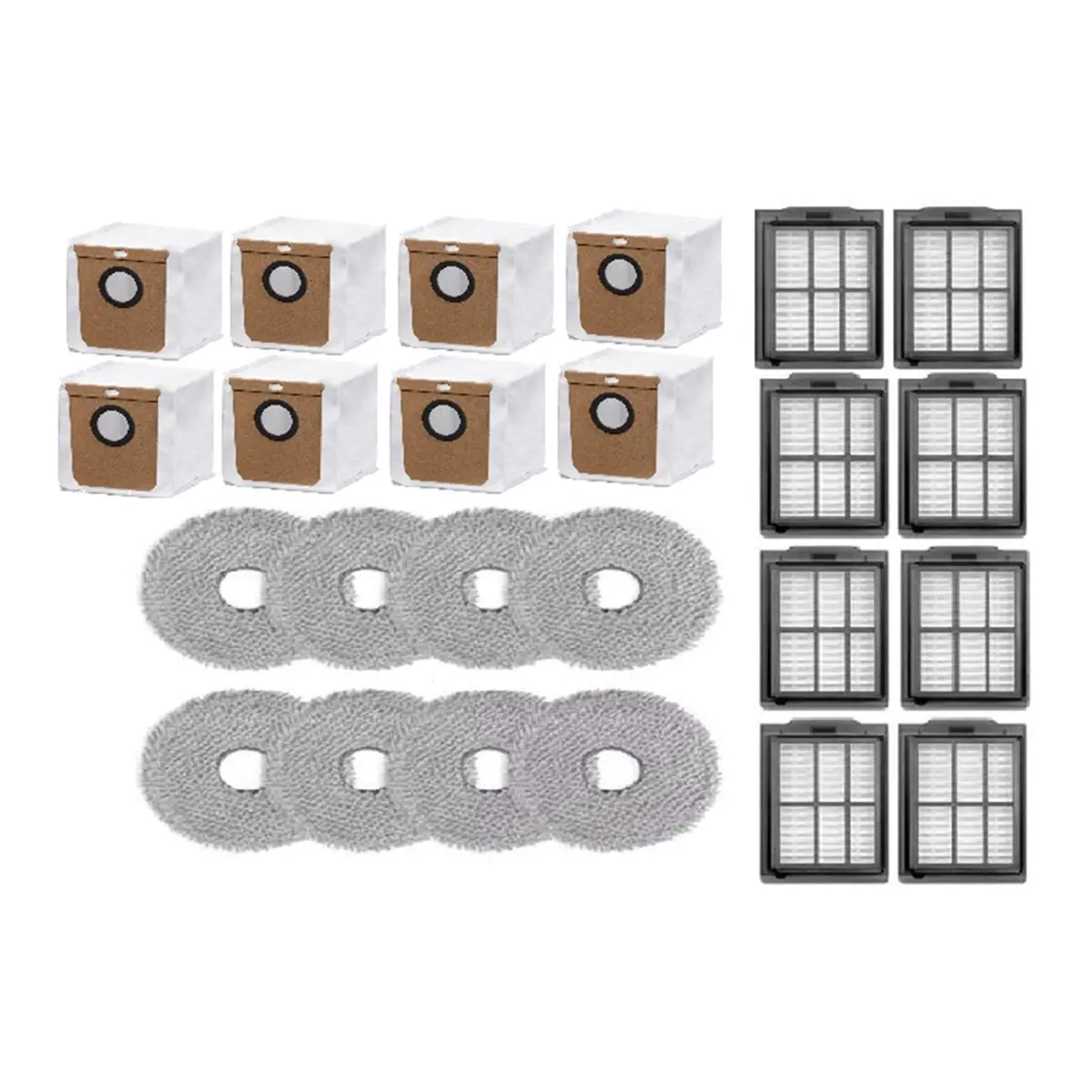 

24 Pcs for X70 / DEM-X70 Sweeping Accessories Mop Filter Dust Bags