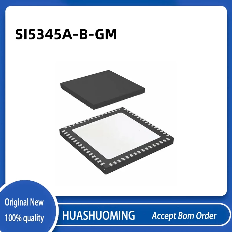 5pcs/lot SI5345A-B-GM   SI5345  SI5345A  SI5345A-B  QFN64