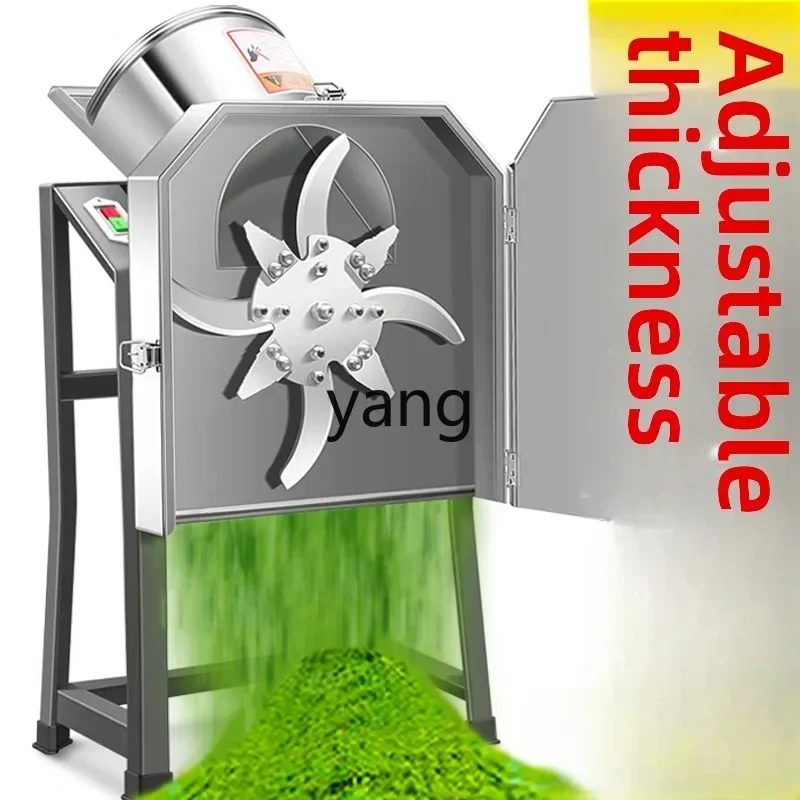 LMM electric guillotine machine straw crusher chicken duck cow grass crusher breeding