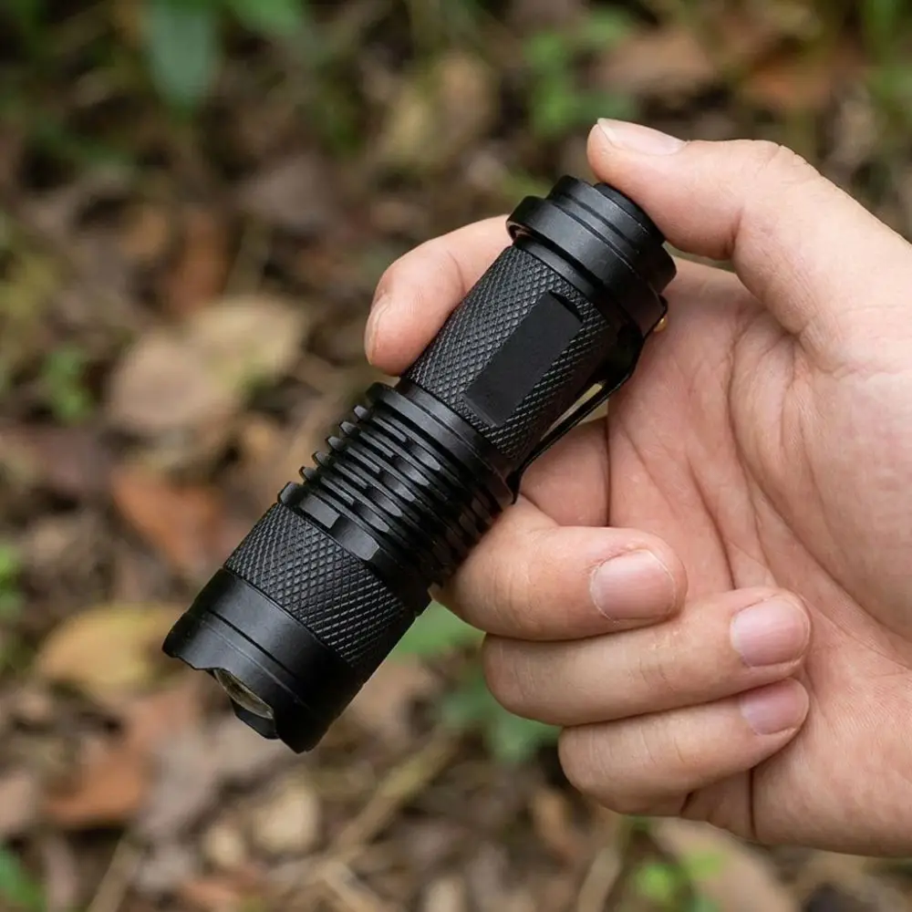 Aluminum Alloy LED Zoom Flashlight Super Bright Waterproof Dimmable Camping Lamp Adjustable Focus 3 Modes