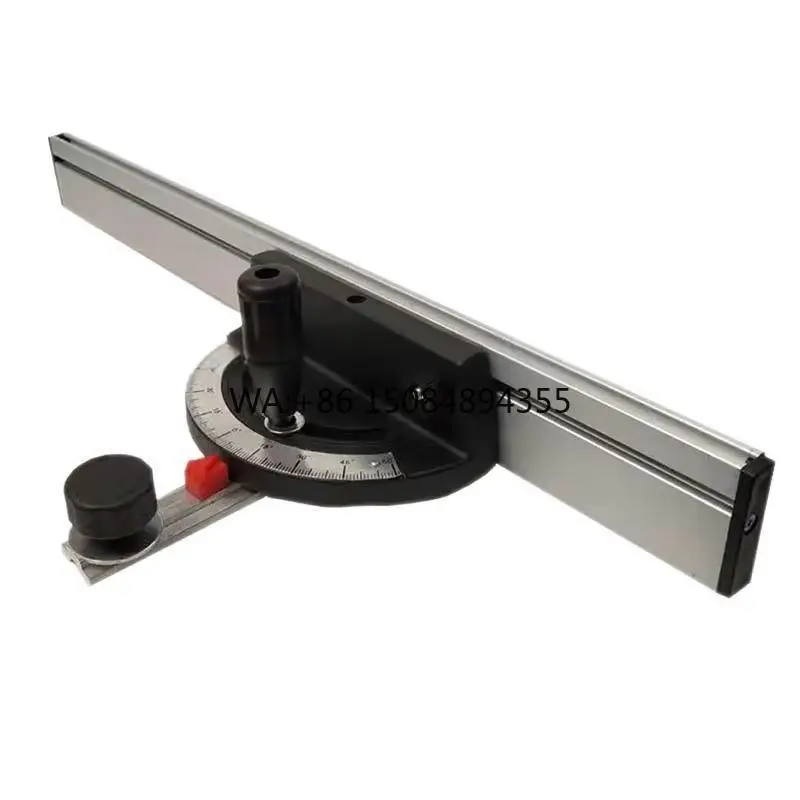 60cm Precision Panel Saw Push Table Saw Angle Ruler Woodworking Machinery Part with Length Positioning for Angle Ruler Cutting