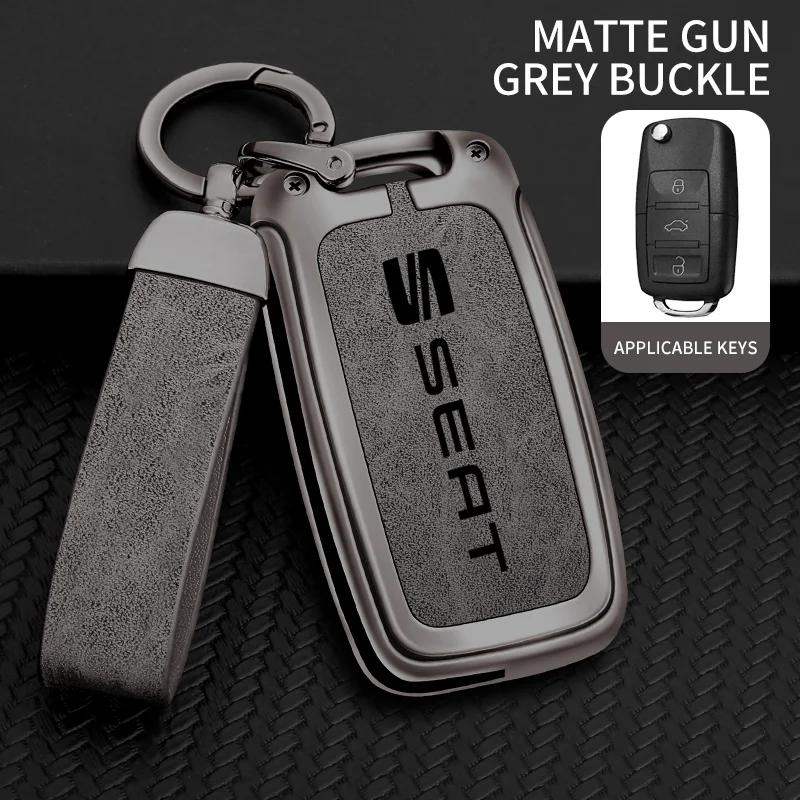 

Car TPU Zinc Alloy Key Case Bag Accessorie For Seat FR Ateca Arona IBIZA Leon Alhambra Arosa Exeo Cordobe Mii Tarraco Toledo