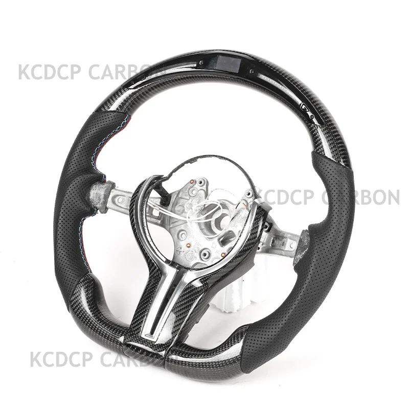 Carbon Fiber LED Steering Wheel for BMW M2 M3 M4 M5 M6 X5M X6M F87 F80 F82 F83 F10 F06 F12 F13 F85 F86 F30 1-7 Series M Sports