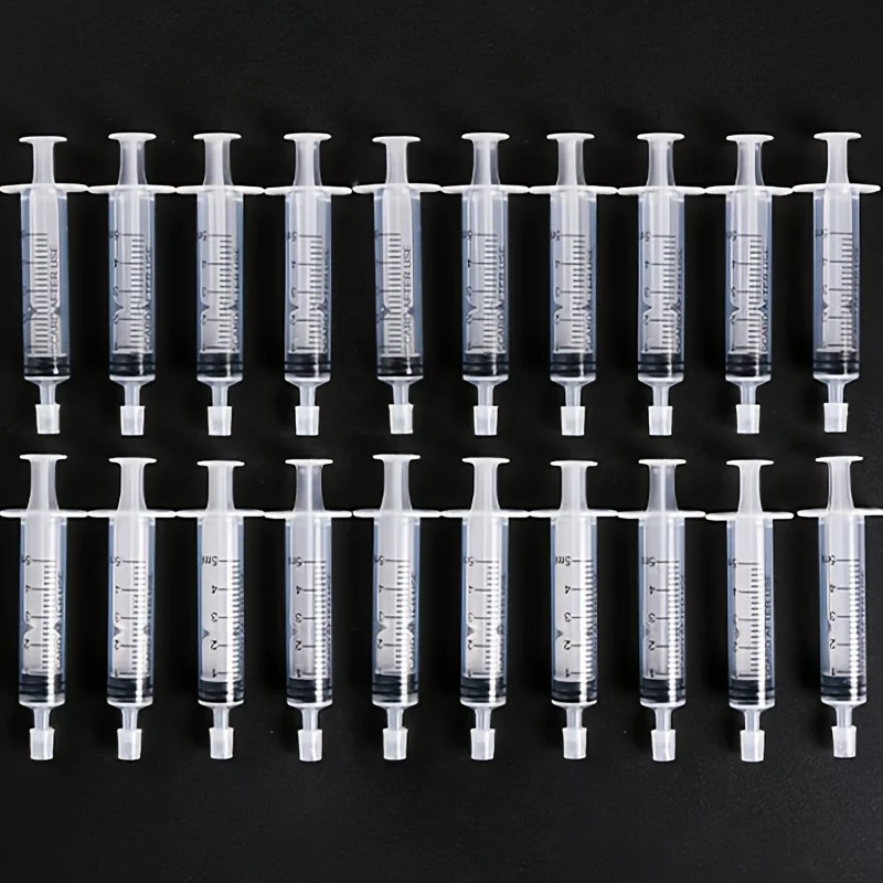 10/20 Stück 5 ml Spritze Kunststoff Parfümspender Werkzeug Nachfüllungen Kosmetik für quantitative Vertrieb von nachfüllbaren Flaschen