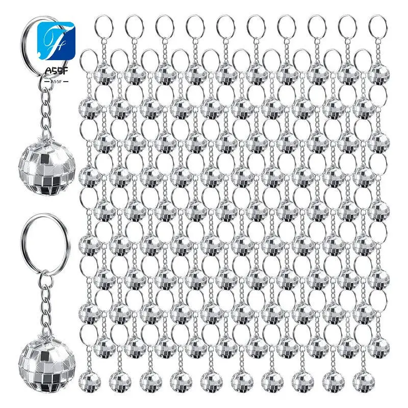 a55f-96pcs-mini-portachiavi-a-sfera-da-discoteca-bomboniere-a-sfera-da-discoteca-specchio-anni-'70-'80-'90-portachiavi-disco-accessori-disco-argento-all'ingrosso