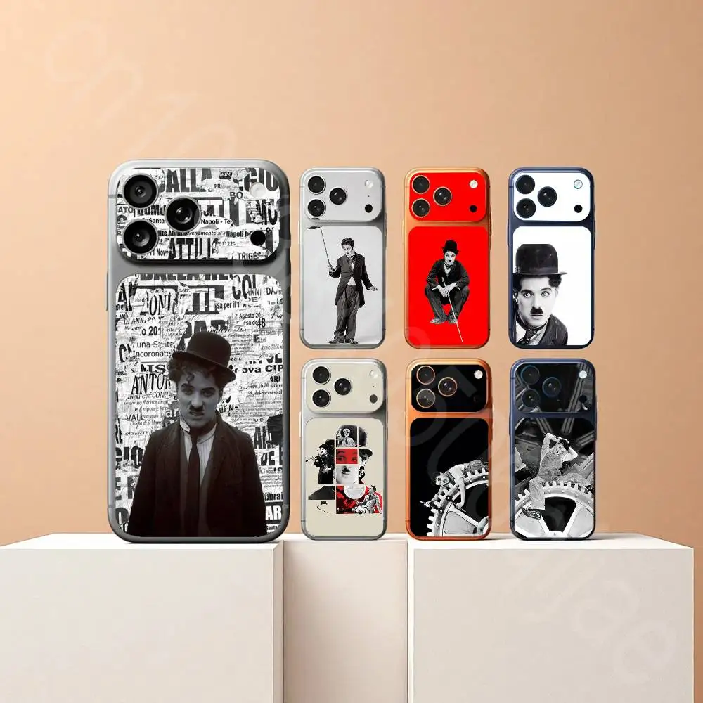 

C-Charlie C-Chaplin For iPhone 17proMax 17pro Full Cover Decal Skin Wrap Rear Protective Sticker Film