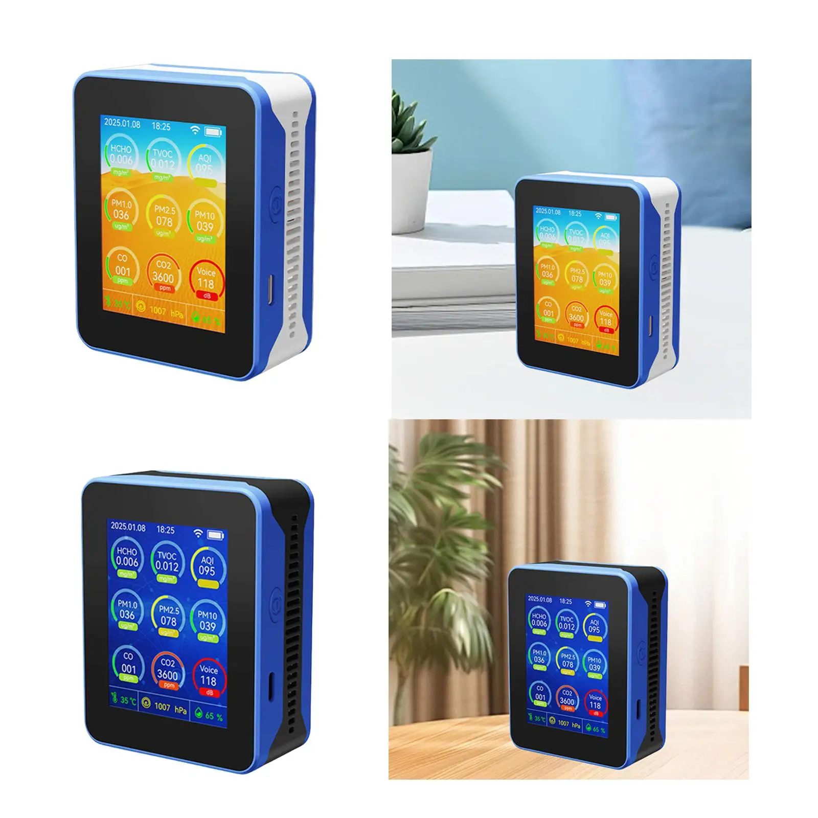 

Air Quality Monitor CO2 Detection Meter for Greenhouse School Indoor Outdoor