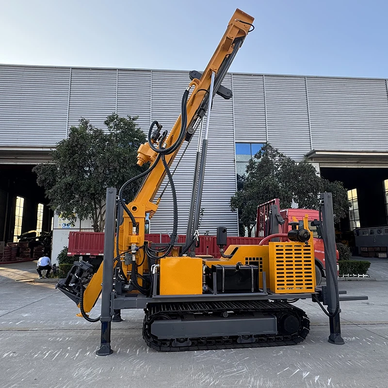 Down The Hole Drill Rig 200m 300m 400m 500m 600m Dual Use Water Air Drill Crawler Core Drilling Rig