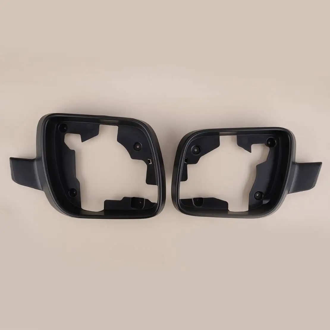 

Left Right Side Door Wing Rearview Mirror Insert Housing Shell Frame Trim fit for Ford Explorer 2011-2017 2018 2019 Black ABS