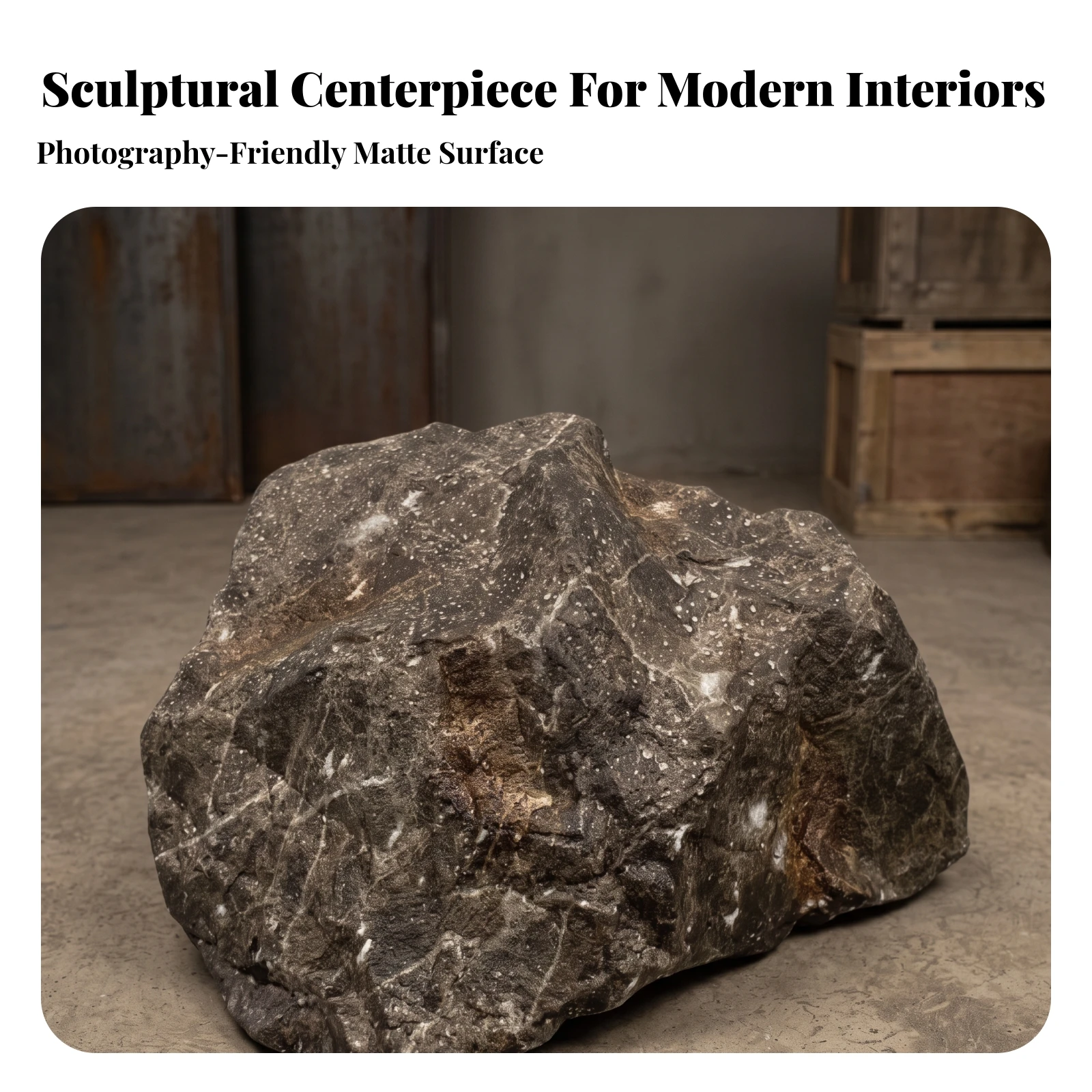Foam Rock Prop Weathered Artificial Landscape Rock Decorative Faux Stone Portable Artificial Boulder Natural Texture
